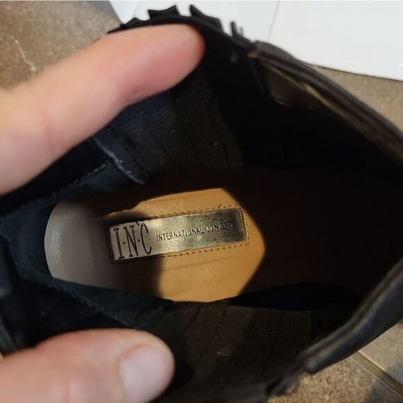 INC International Concepts Women's Fainn black Boots. - Picture 6 of 10